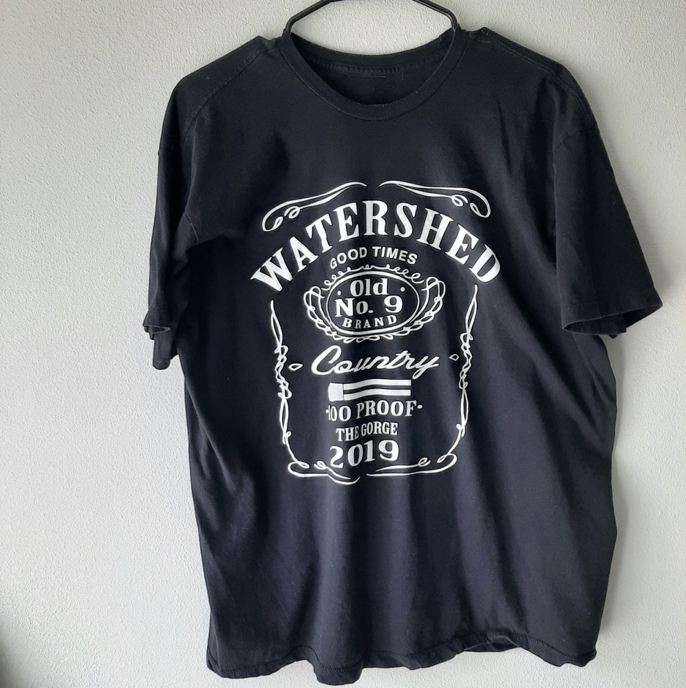 Watershed 2019 music and camping double sided graphic